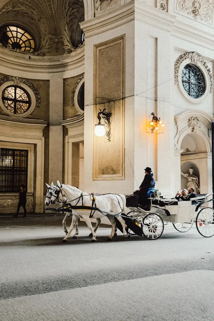 Pferdekutsche in Wien, Österreich