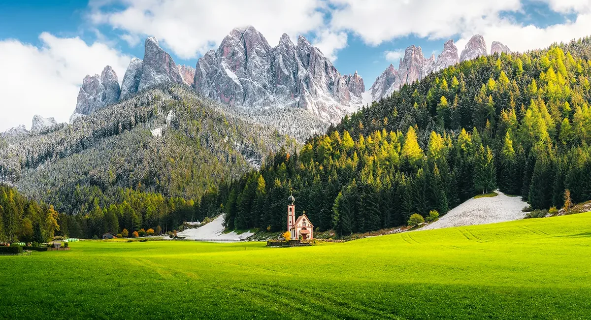 Kulturreise Genussreise Gruppenreise Italien Dolomiten Südtriol Landschaft Natur