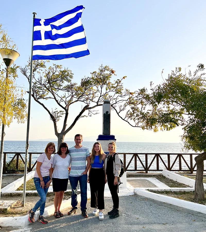 Unsere Reiseplaner auf Infotour in Chalkidiki, Griechenland