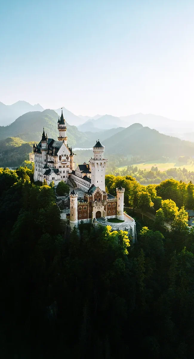 Incoming Gruppenreise nach Deutschland Europa Sehenswürdigkeiten Schloss Neuschwanstein im Allgäu