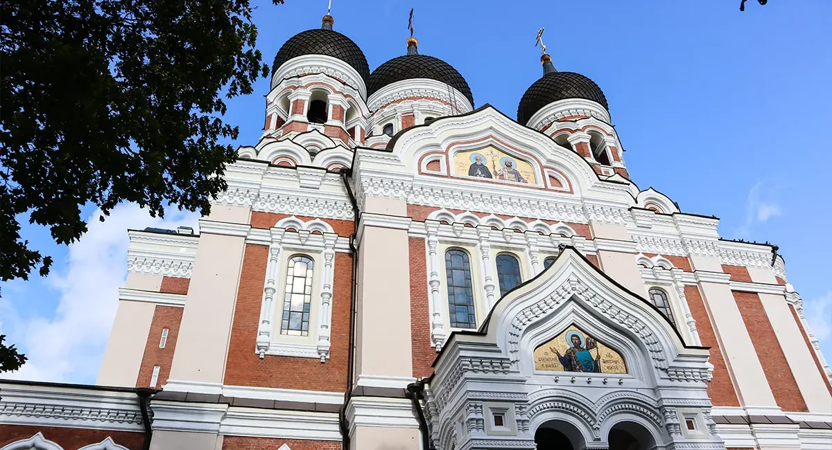Die Alexander-Newski-Kathedrale in Tallinn in Estland
