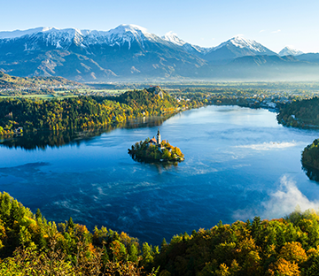 Kulturreise Genussreise Gruppenreise Landschaft Natur Bleder See Slowenien